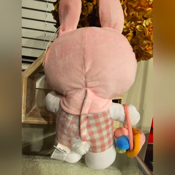 Sanrio Hello Kitty Easter Bunny Musical Side Stepper Plush Greeter Spring - Picture 3 of 4